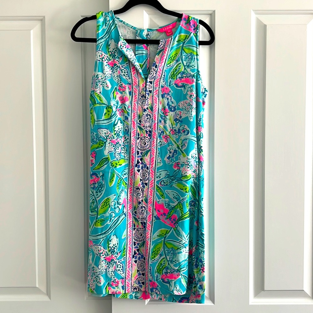 Lilly Pulitzer shift dress with tassel